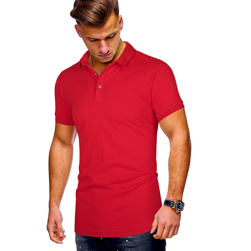 OEM Atacado Personalizado Logotipo Camisetas de Ginástica em Branco Secagem Rápida Camisas de Algodão Original Polo Camiseta para Homens Feito na China