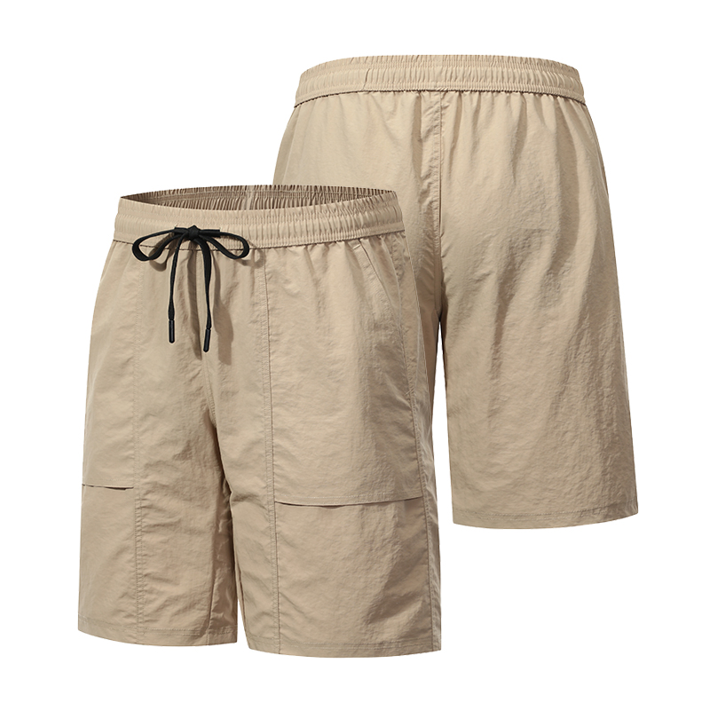 Shorts Atletas Masculinos Largos 100% Shorts de Nylon para Academia, Esportivos, Casuais, ao Ar Livre, Secagem Rápida, Treinamento