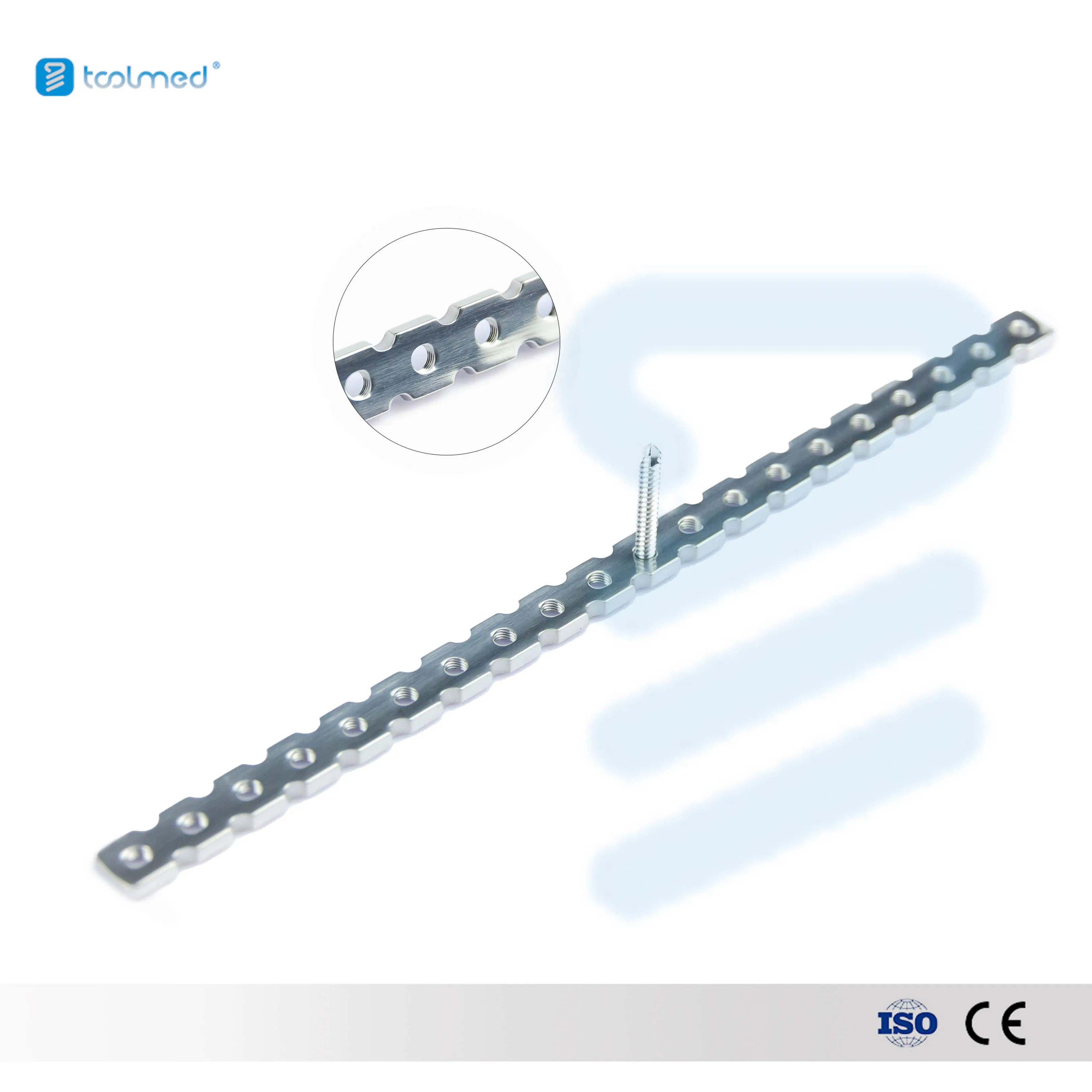 Veterinary Orthopedic Stainless Steel 2.0 Reconstruction Locking Plate for Trauma Fixation CE Certified 3-Year Warranty Models