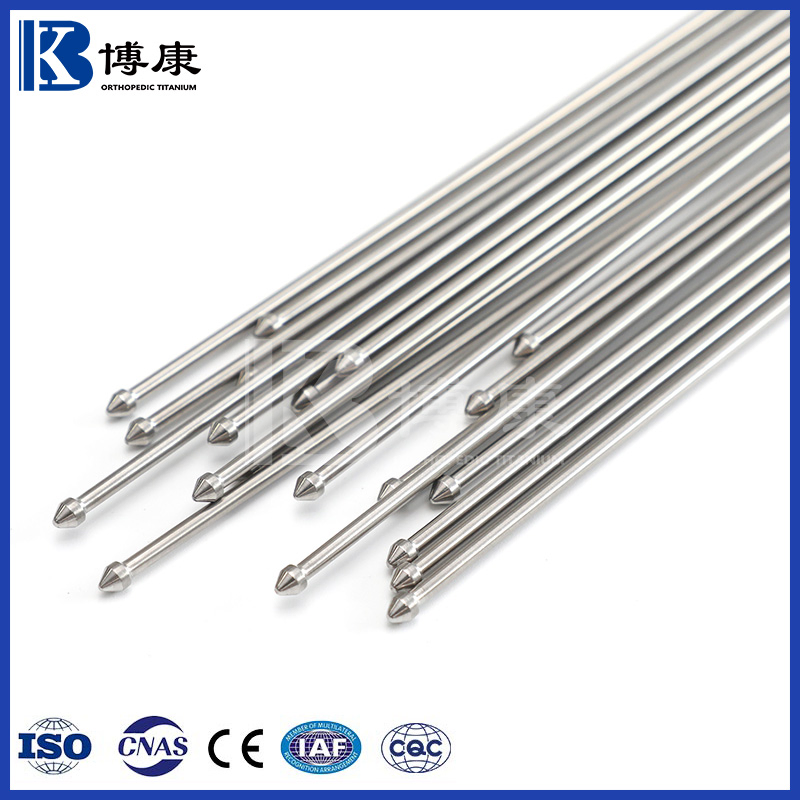Medical Nitinol Guide Pin High-Precision for Orthopedic Surgery Bone Fixation