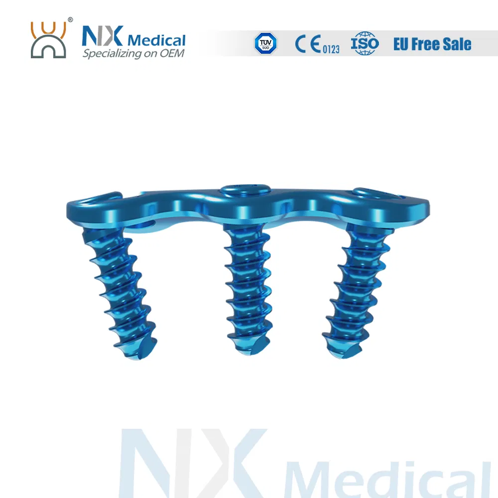 Nx Medical Titanium Orthopedic Implant Anterior Cervical Plate Spine Internal Fixation for Bone Surgery