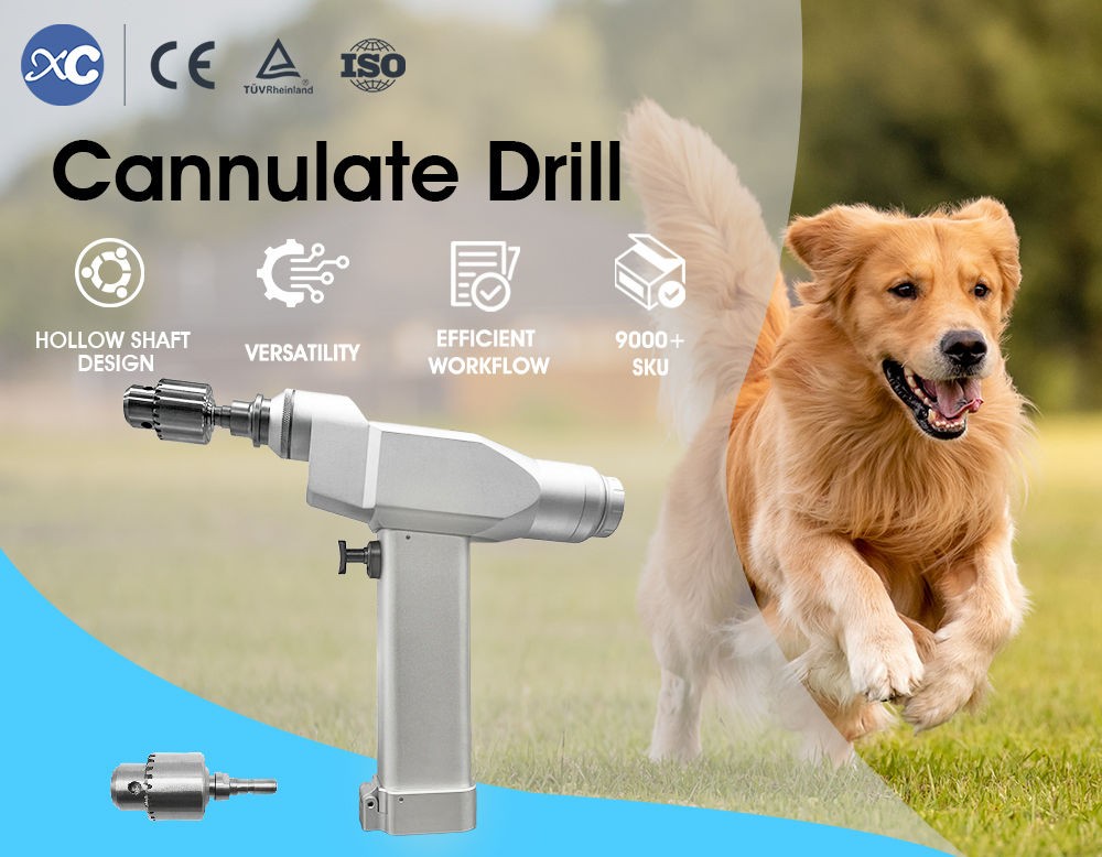 Veterinary Orthopedic Medical Equipment Hand Electric Cannulate Bone Drill