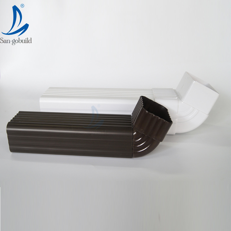 Africa Plastic PVC Rain Gutters Drainage Systems Water Collectors Factory Sell for Villa Roofing