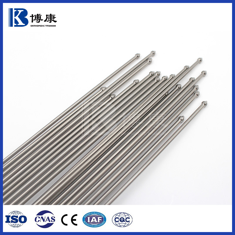 Nickel Titanium Alloy Guide Pins Nitinol Positioning Pins for Orthopedic Fixation