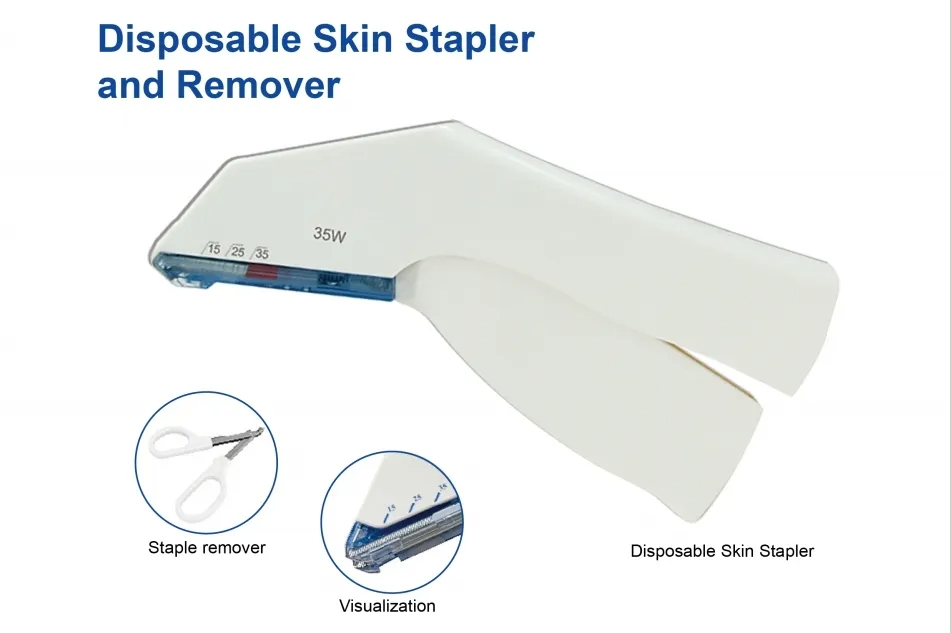 Haidike Manufacture Medical Supply Hot Selling Disposal Skin Stapler 35W