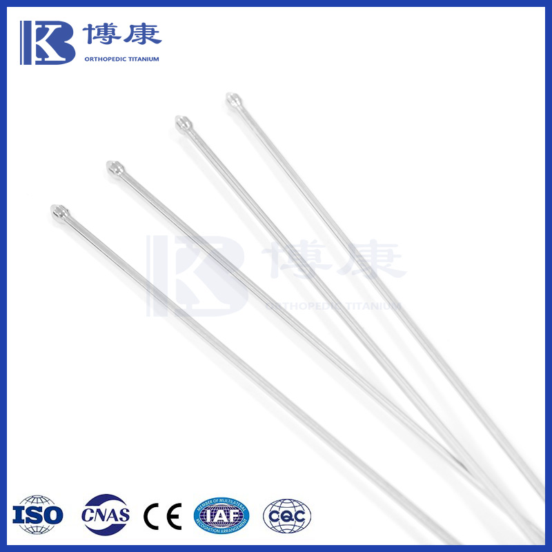 Nickel Titanium Alloy Guide Pins Nitinol Positioning Pins for Orthopedic Fixation