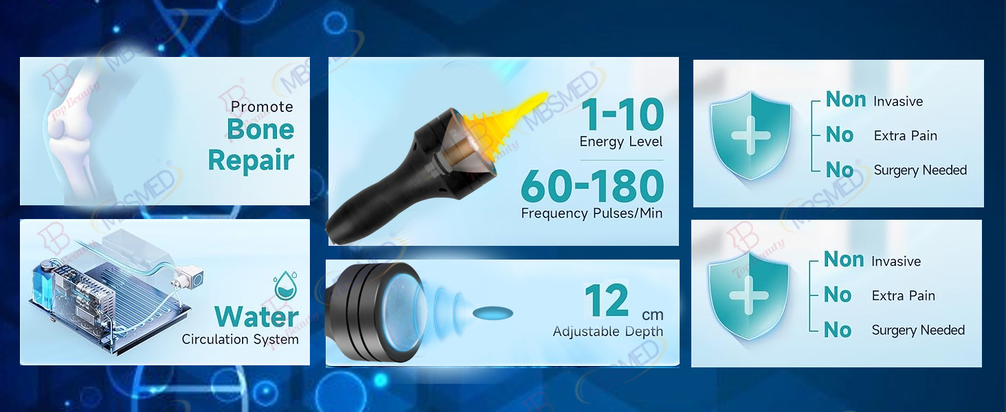 Professionals Effective Focused Shockwave Therapy System for Physical Therapy