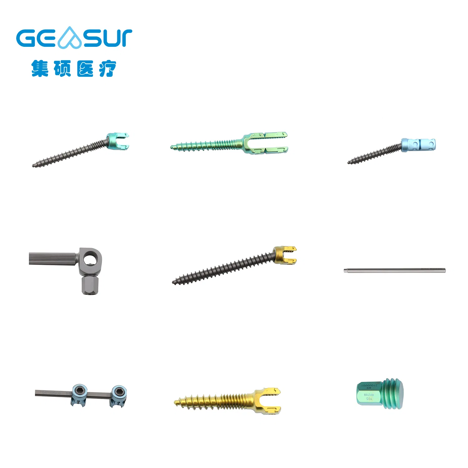 Snap Lock Set Screw Surgical Instrument Orthopaedic Implant Posterior Spinal Internal Fixation 5.5 System