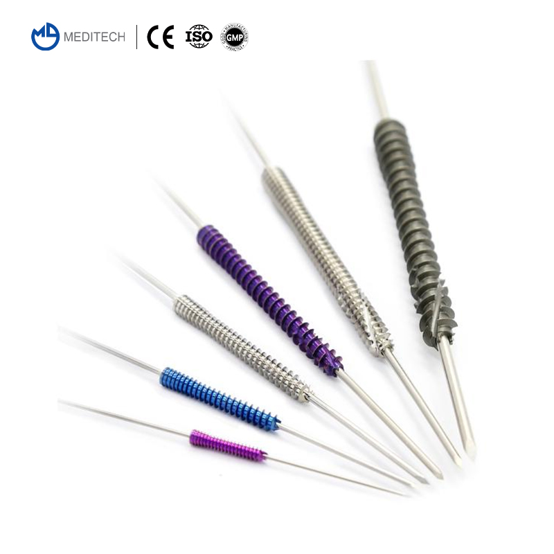 Orthopedic Implants Titanium Medical Bone Screws Cannulated Headless Compression Screw
