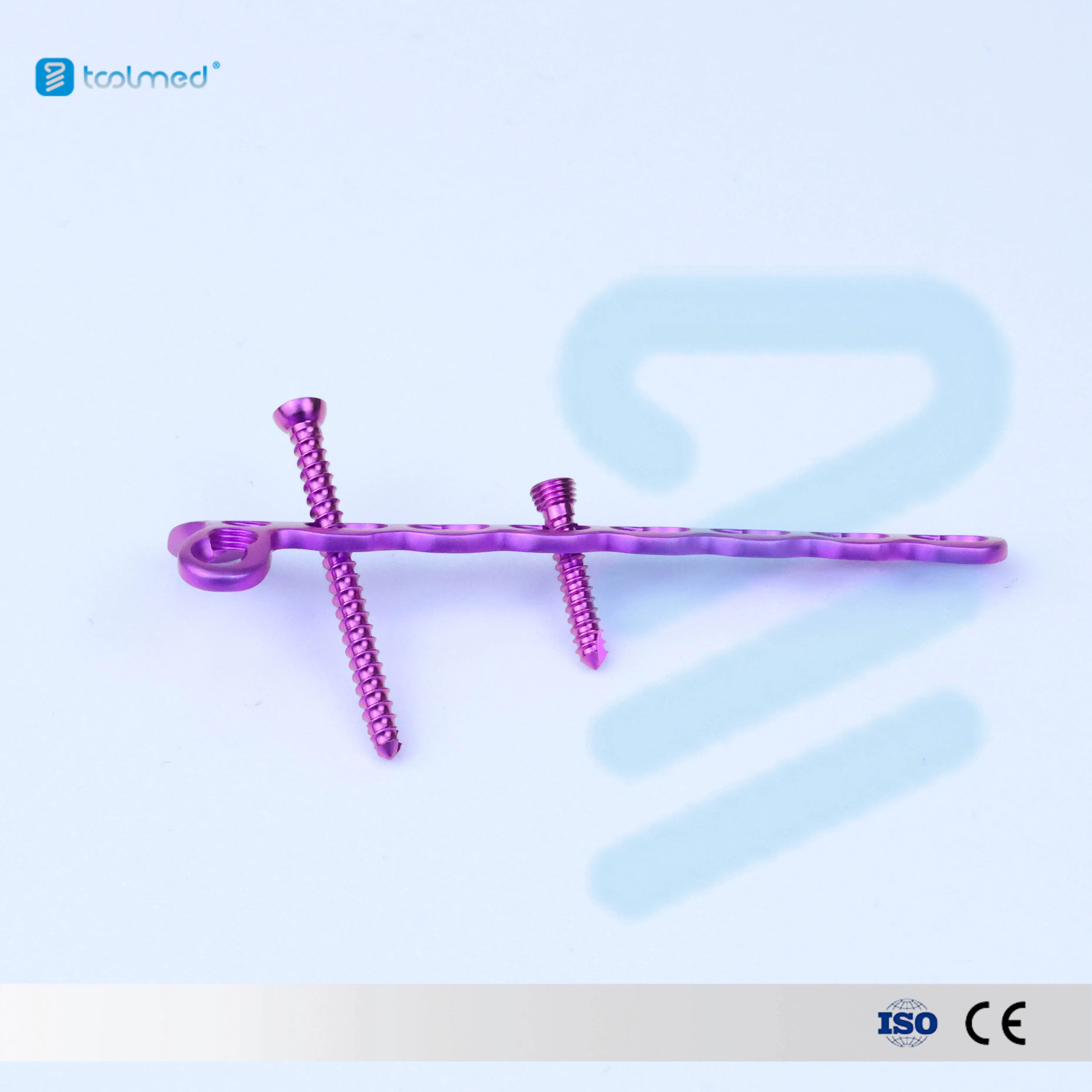 Orthopedic Surgical Implant Mini Fragments Titanium Trauma Mini Locking Plate Instrument Set 2.4s Mini Y Locking Plate