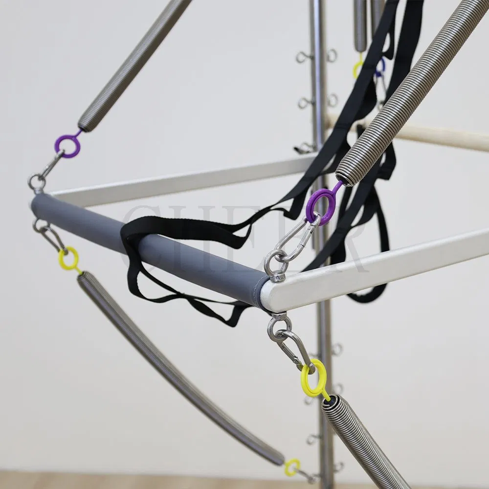 Custom Lightweight Aluminum Pilates Reformer with Tower System