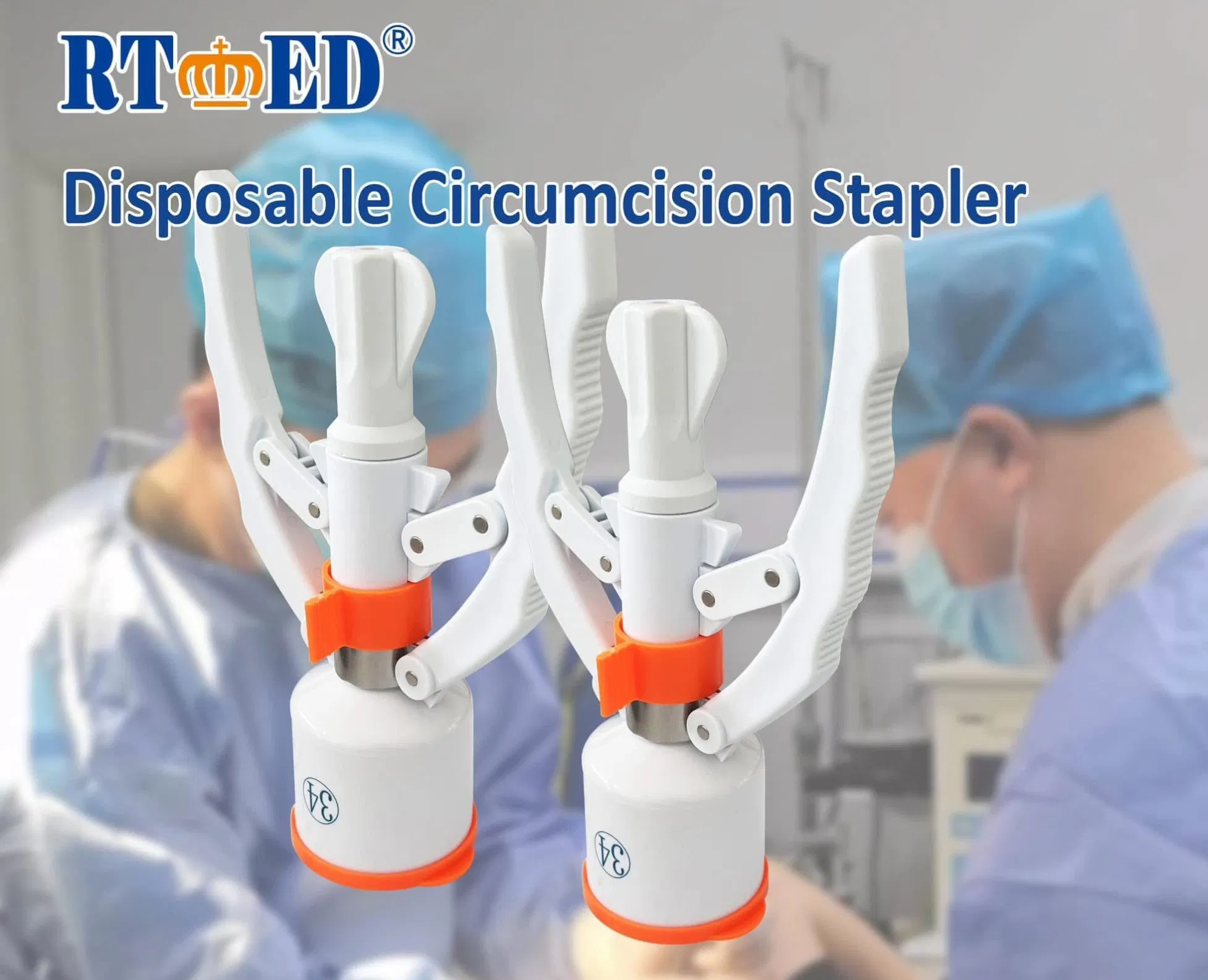 Disposable Circumcision Stapler for All Sizes From Newborn to Adult Men