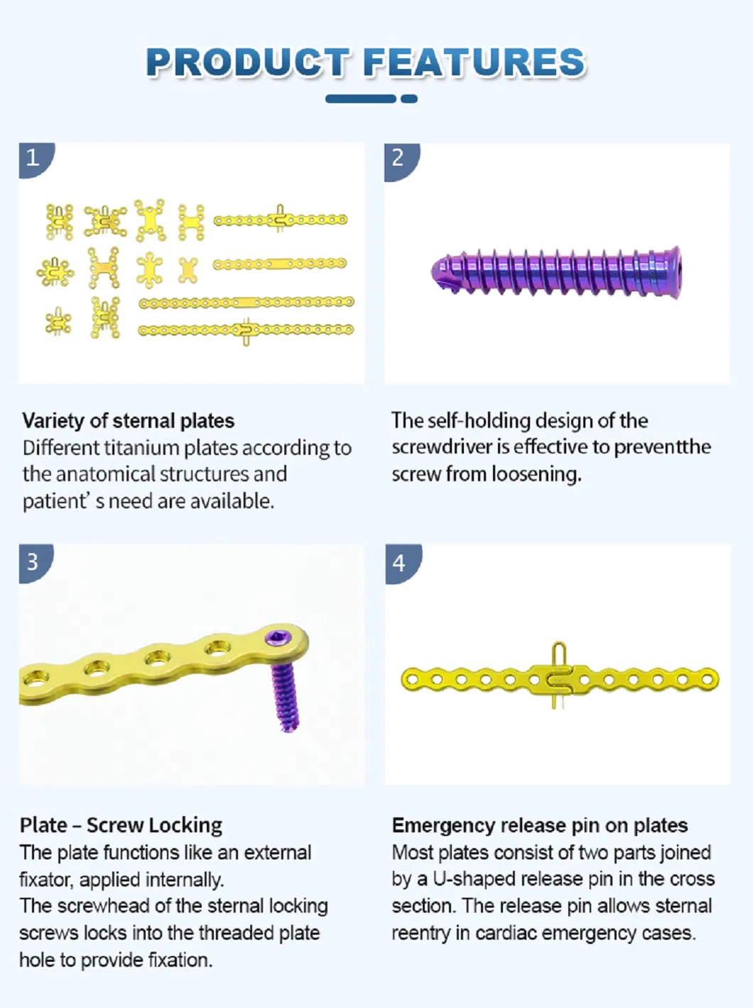Sternum Locking Plate