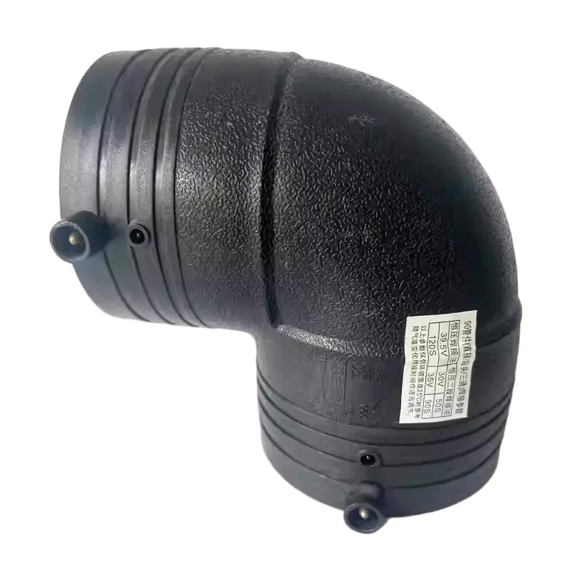 HDPE Electrofusion 90 Degree Elbow for Water Gas and Oil Supply Pipes