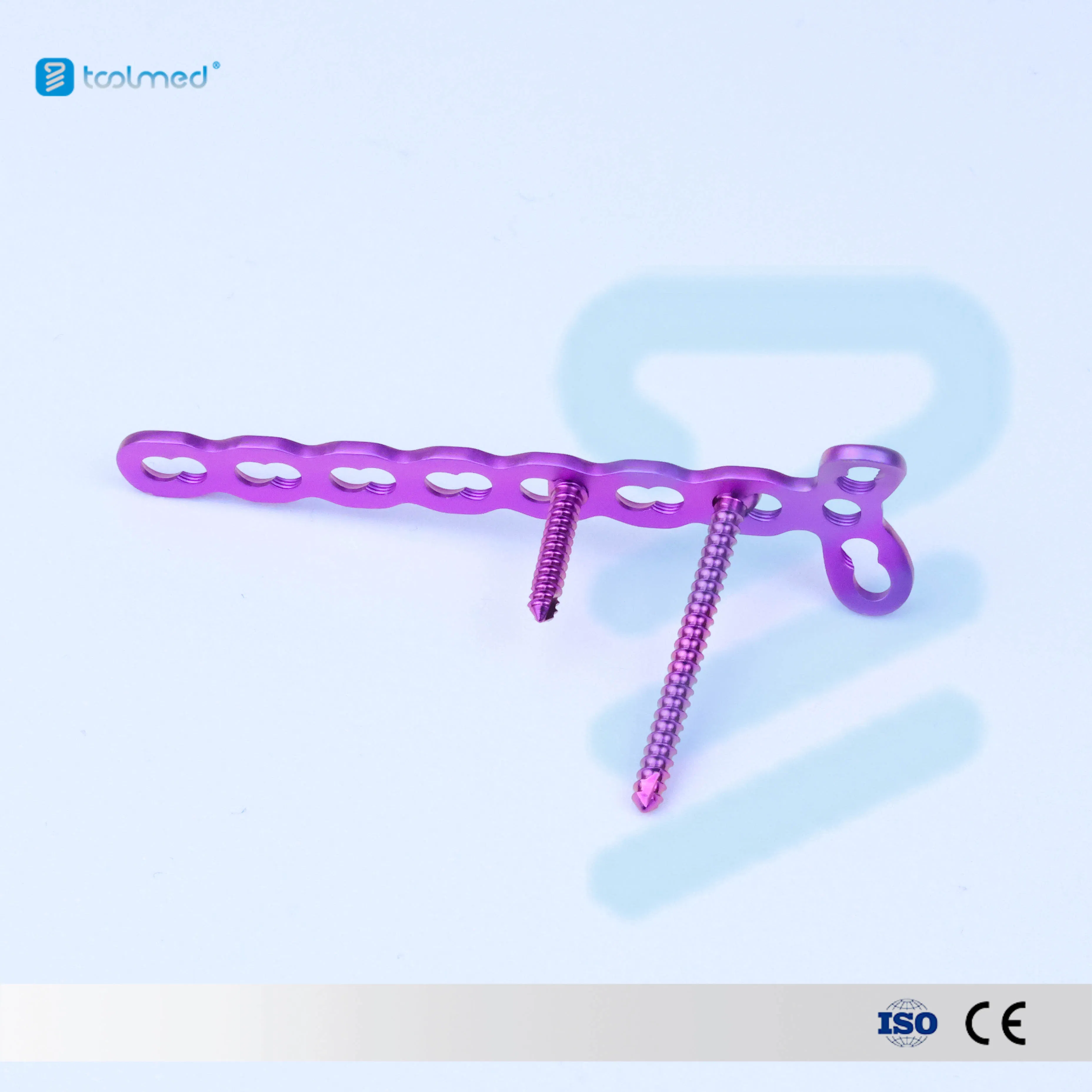 Orthopedic Surgical Implant Mini Fragments Titanium Trauma Mini Locking Plate Instrument Set 2.4s Mini Y Locking Plate