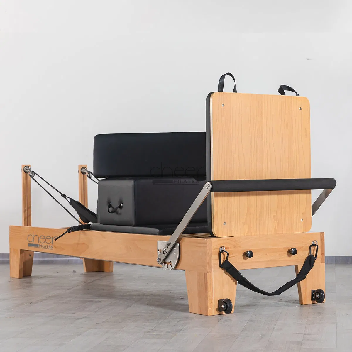 Durable Hardwood Pilates Reformer System for Optimal Workouts