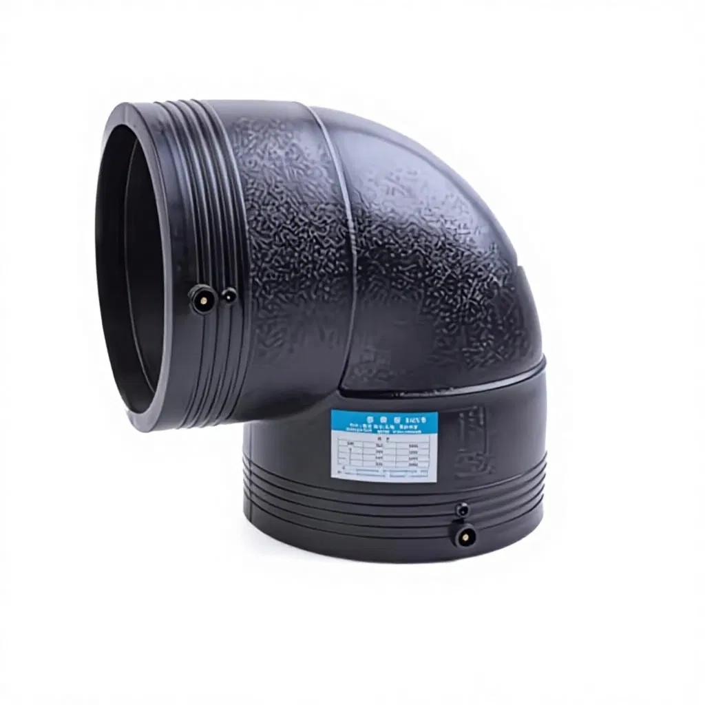 HDPE Electrofusion 90 Degree Elbow for Water Gas and Oil Supply Pipes