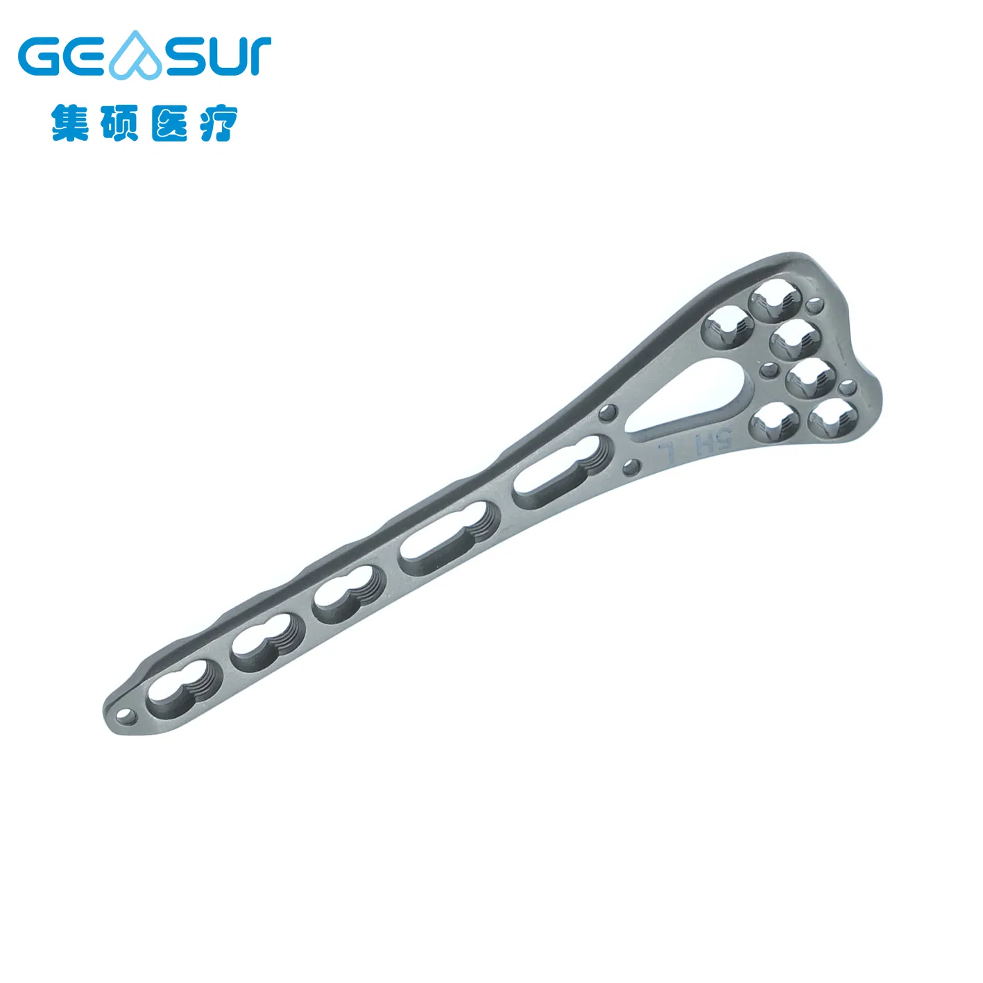 Orthopedic Surgery Locking Titanium Bone Plates and Screws 6h/7h on Head Distal Redius Locking Plate for Bone Fracture Surgery