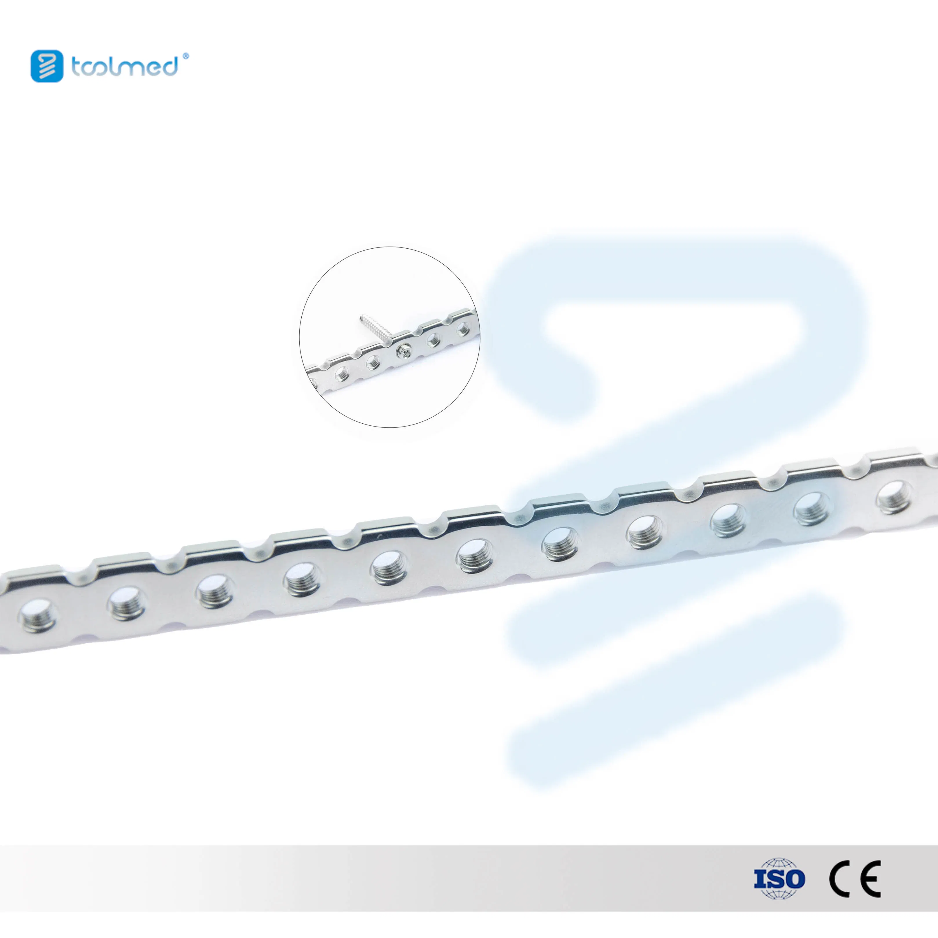 Veterinary Orthopedic Stainless Steel 2.0 Reconstruction Locking Plate for Trauma Fixation CE Certified 3-Year Warranty Models