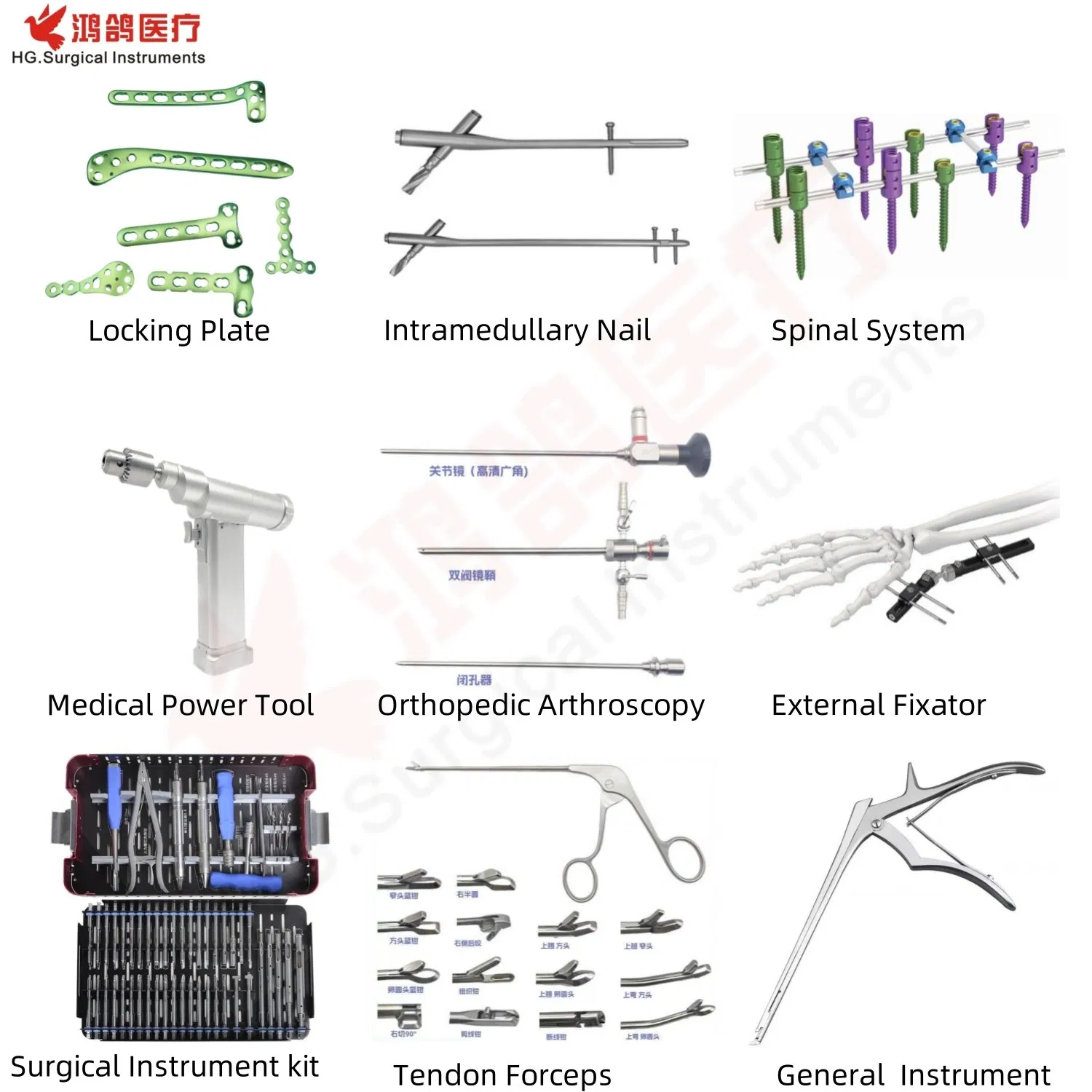 Orthopedic Surgical Implants Occipital Plate for Posterior Cervical Fixation System Spinal Implant
