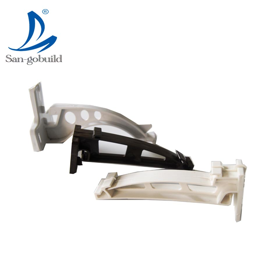 Factory Direct Prices Rectangular PVC Gutters Drainage Kenya, 5.2inch White Color Gutter System Downspouts for Roof Rainwater Collector