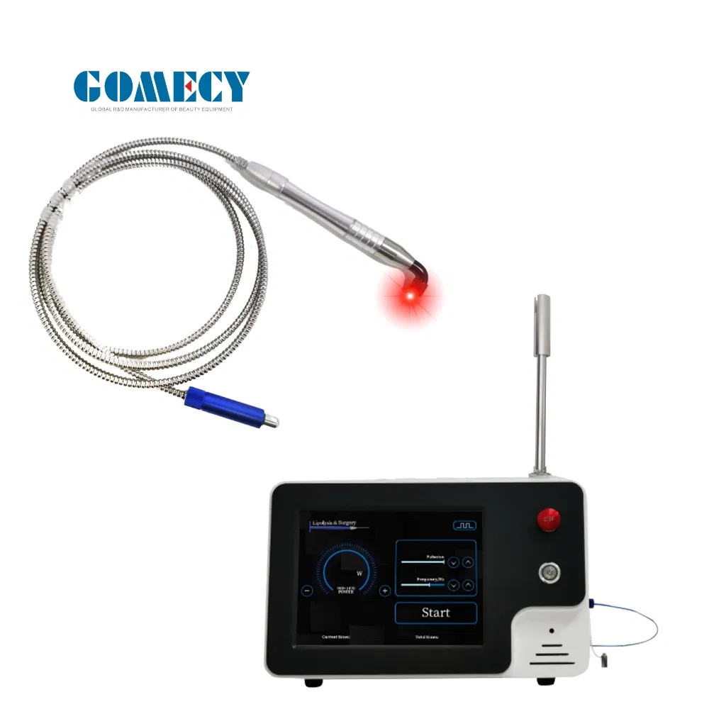 2025 Lipo Laser Device 980 1470nm Diode Laser Firming Face Endolaser Body Shaping Liposuction Machine