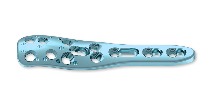 Pink Orthopedic Titanium Implant for Radius