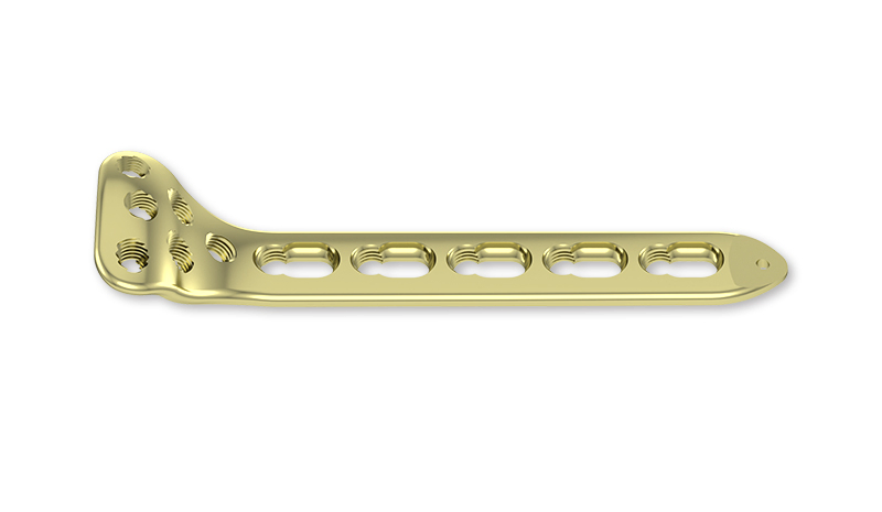 Pink Orthopedic Titanium Implant for Radius