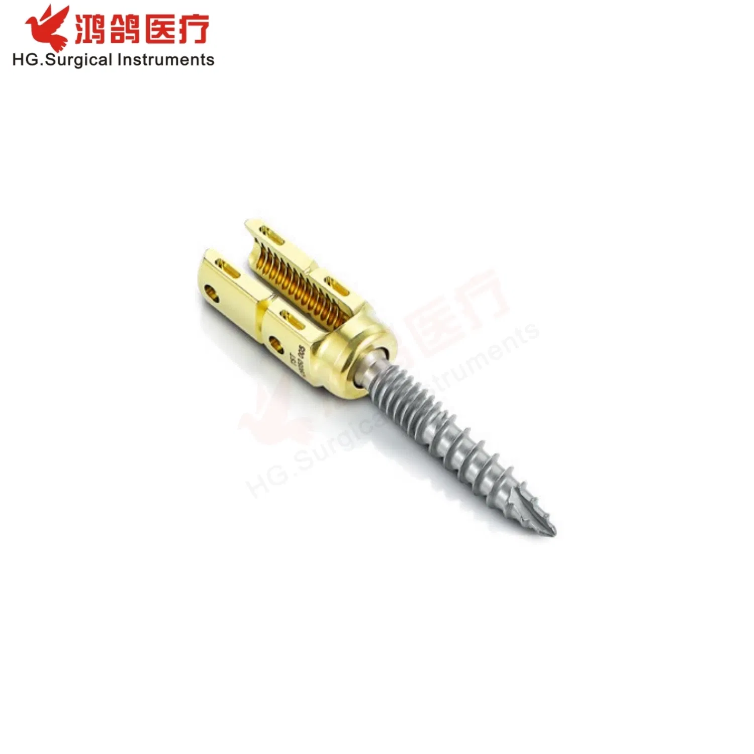 Orthopedic Implant 5.5 Spinal Rod System U-Multi-Axial Pedicle Screw Titanium Orthopedic Implant