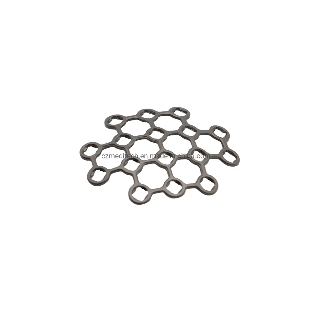 Meditech Orthopedic Surgical Implants Patella Mesh Locking Plate for Trauma Surgery