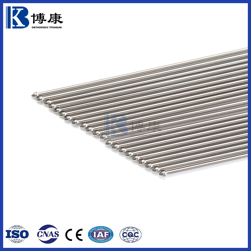 Medical Nitinol Guide Pin High-Precision for Orthopedic Surgery Bone Fixation