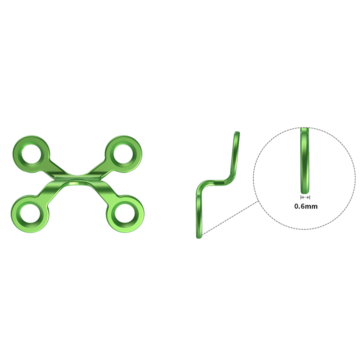 Superior Quality Mandible Trauma Fixation System Locking Plate and Screws