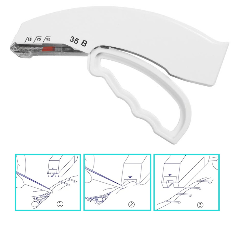 Disposable Skin Stapler with 35 Pins White 15 25 35 W Staple Size Surgical Instruments for Surgery