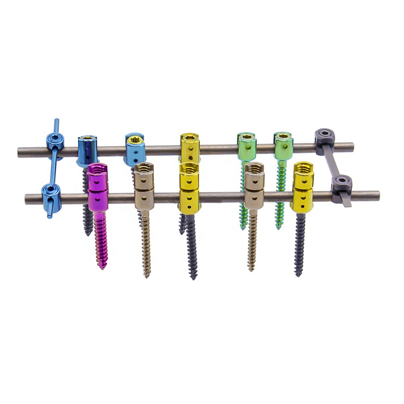 Customized Accepted Fixation Spinal Screws Internal Implant Surgical Spine Pedicle Screw Lumber