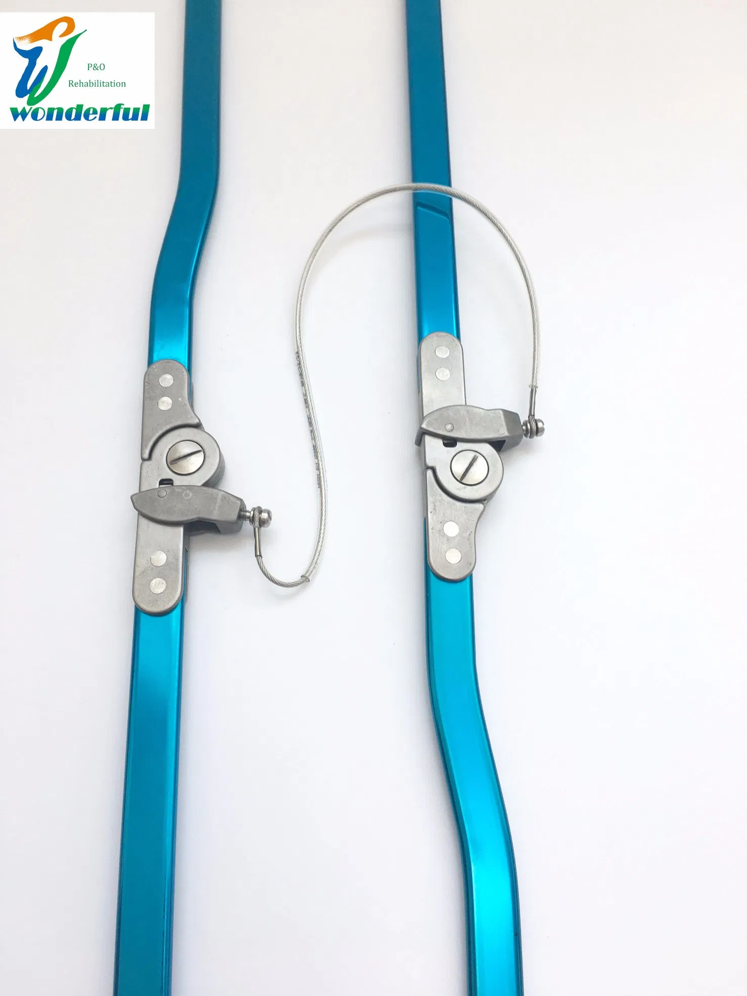 Atificial Prosthetic Limbs Prosthetics Leg Ortho Knee Orthopedic Knee Hinge Orthotics Blue Spring Lock Orthotic Knee Joint