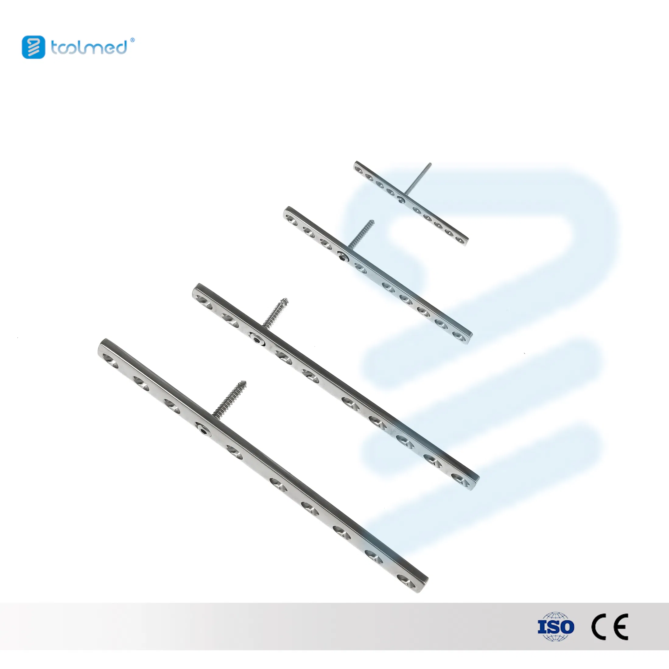 Stainless Steel Bone Straight Reconstruction Plate Veterinarian Blocked Plates Veterinary Straight LC-DCP Humeral Plate