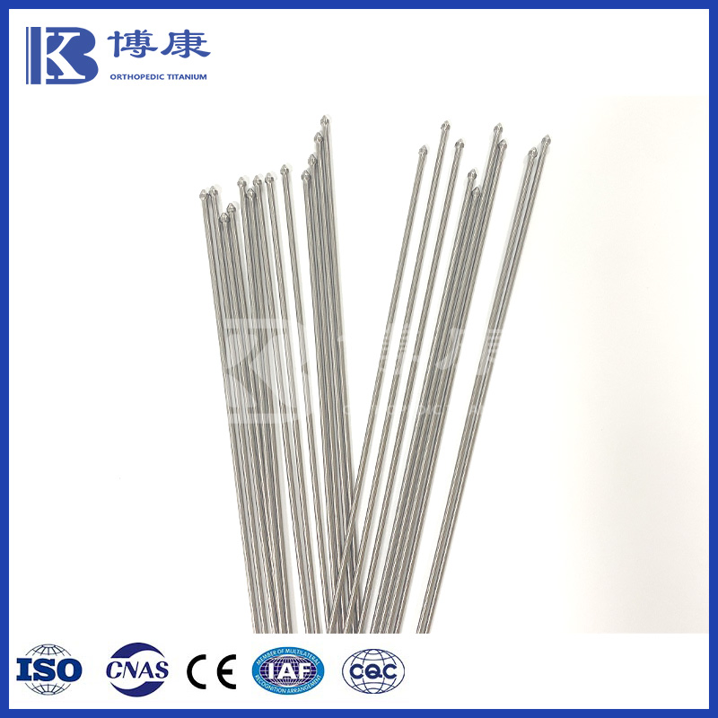 Nickel Titanium Alloy Guide Pins Nitinol Positioning Pins for Orthopedic Fixation