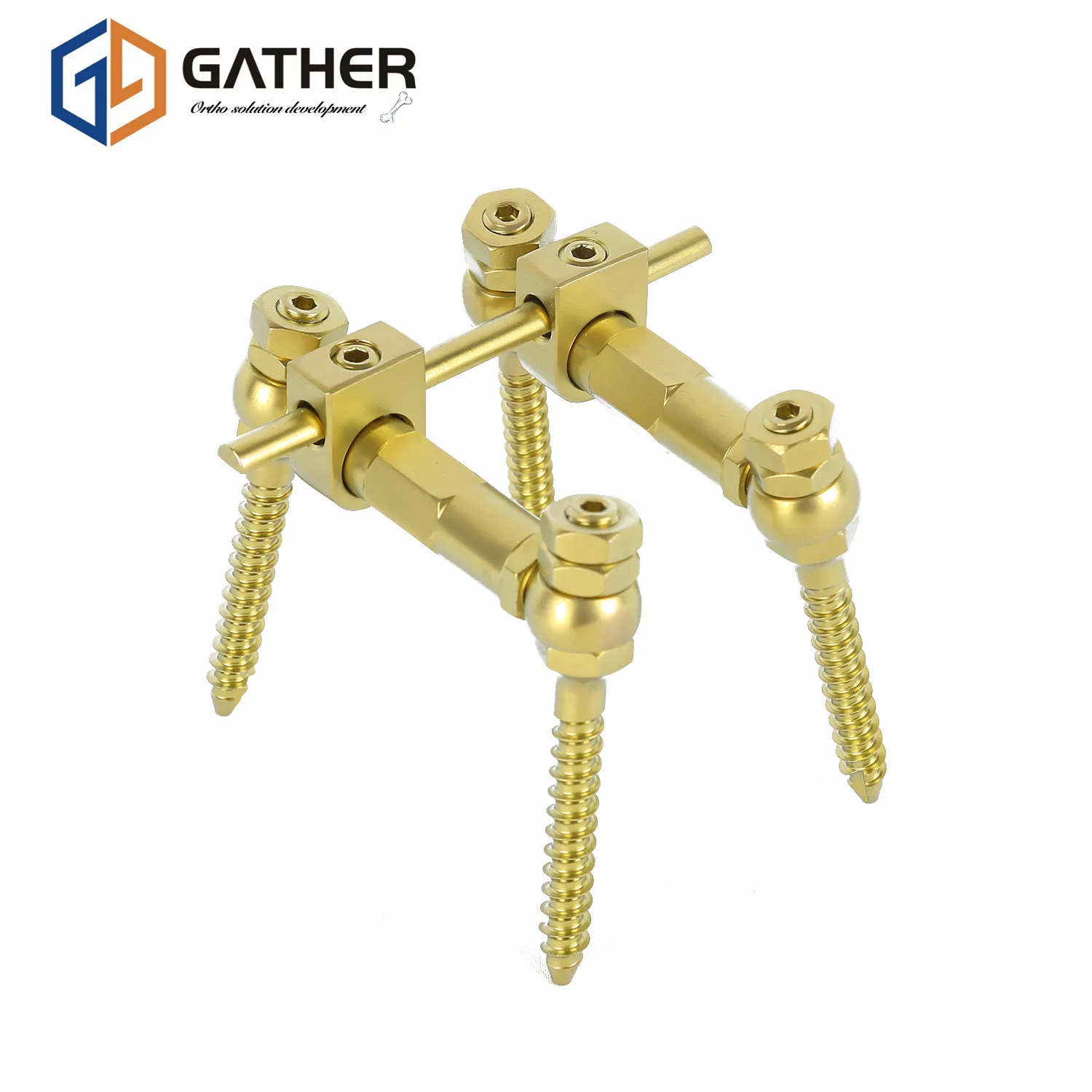 Customized Accepted Fixation Spinal Screws Internal Implant Surgical Spine Pedicle Screw Lumber