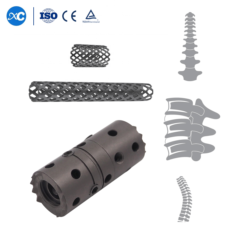 Orthopedic Spine Fixation System Titanium Spinal Implants