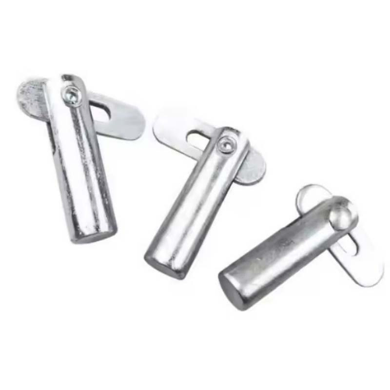 Gravity Lock Pin Pig Tail Shape for Scaffolding Cross Brace Fixation