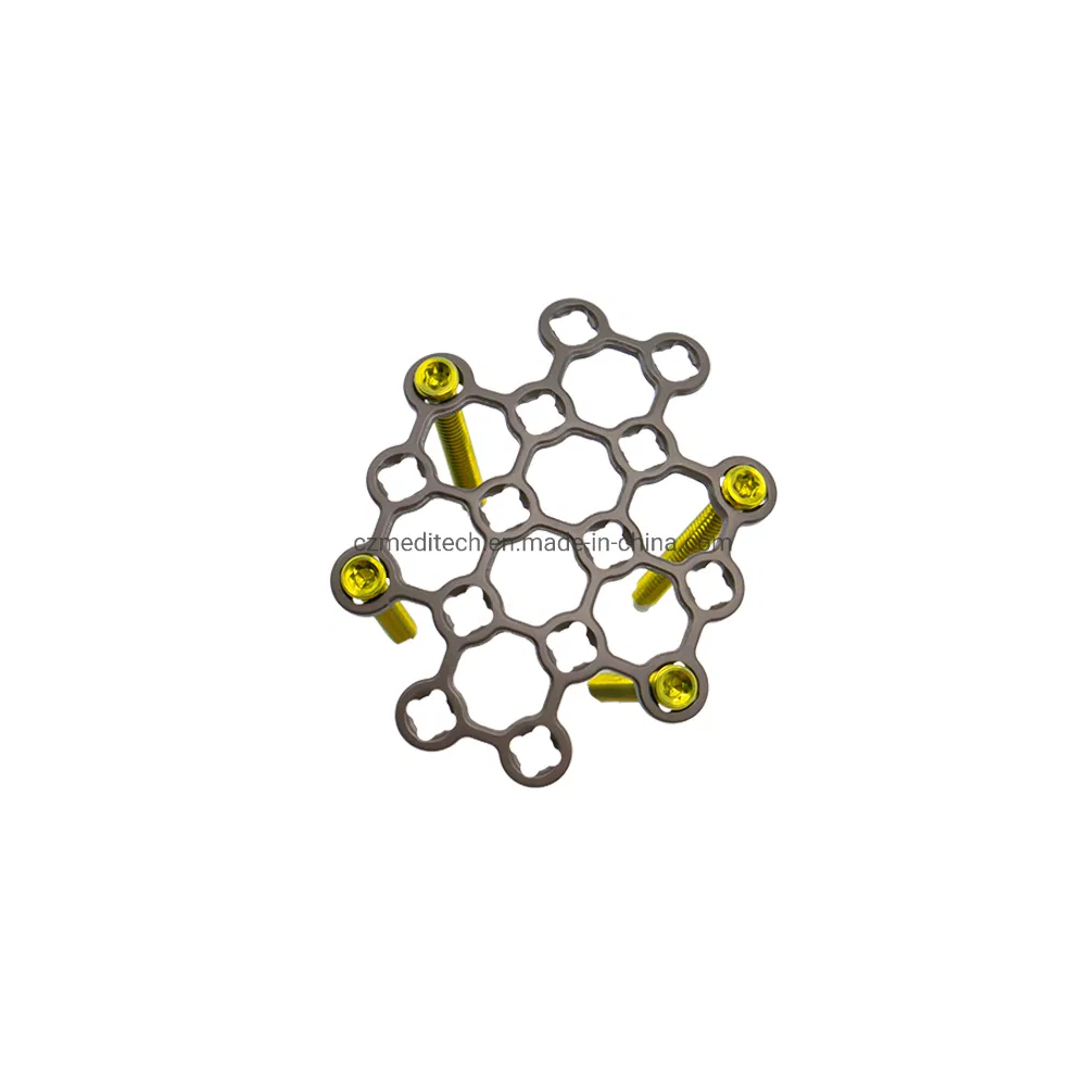 Meditech Orthopedic Surgical Implants Patella Mesh Locking Plate for Trauma Surgery