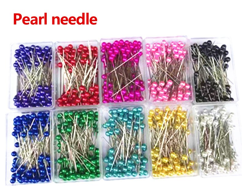 Pearl Head Craft Dressmaking Patchwork Straight Sewing Safety Metal Pin