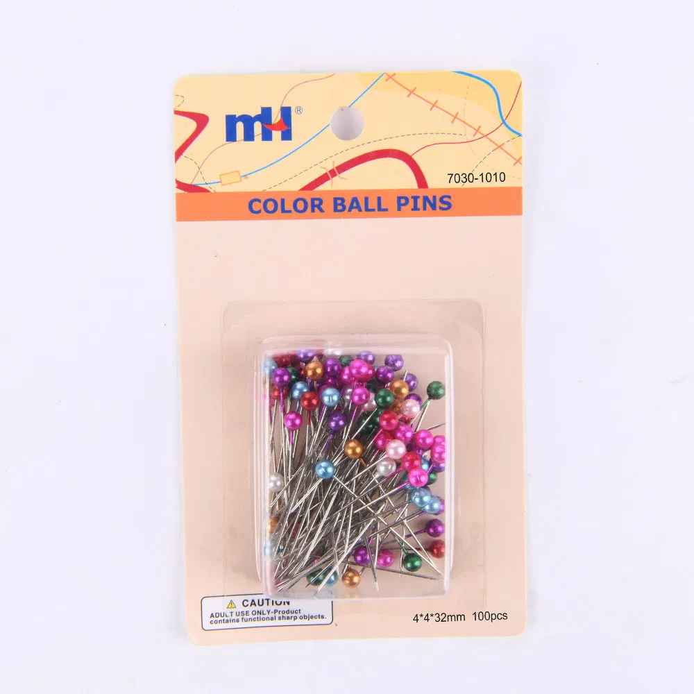 Colorful Pearl Pin Bright Color Needle Small Packaging