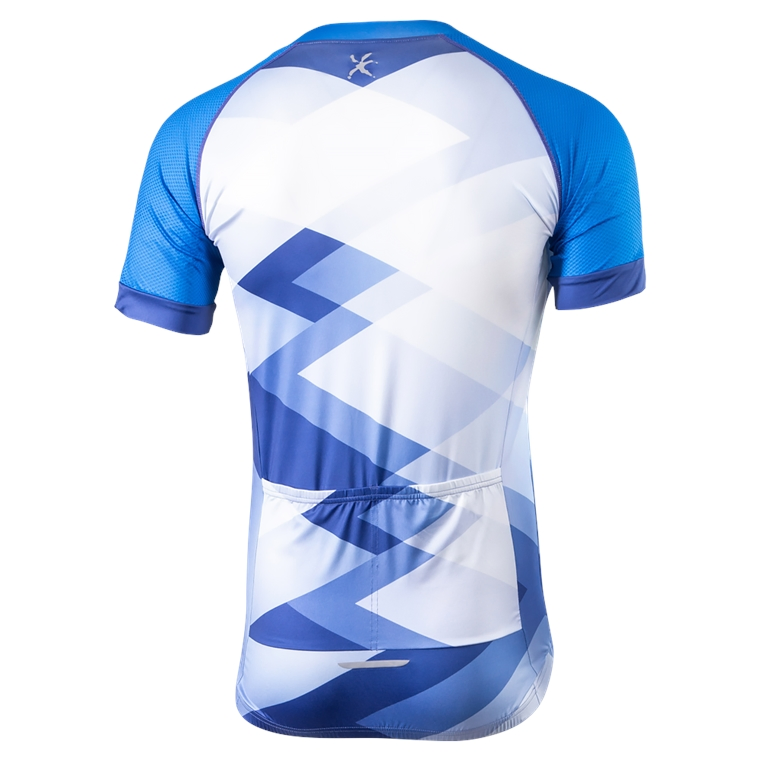 Summer Short Sleeve Cycling Jersey Men Sumlimation Print Mountain Sports Bicycle Wear