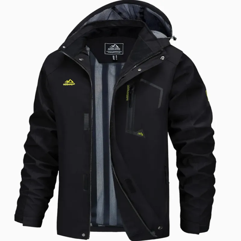 High-Quality Waterproof Windproof and Breathable Outdoor Jacket Same Style Mountaineering Jacket for Men and Women Clothes