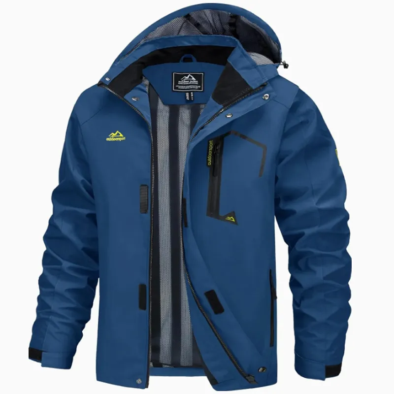 High-Quality Waterproof Windproof and Breathable Outdoor Jacket Same Style Mountaineering Jacket for Men and Women Clothes
