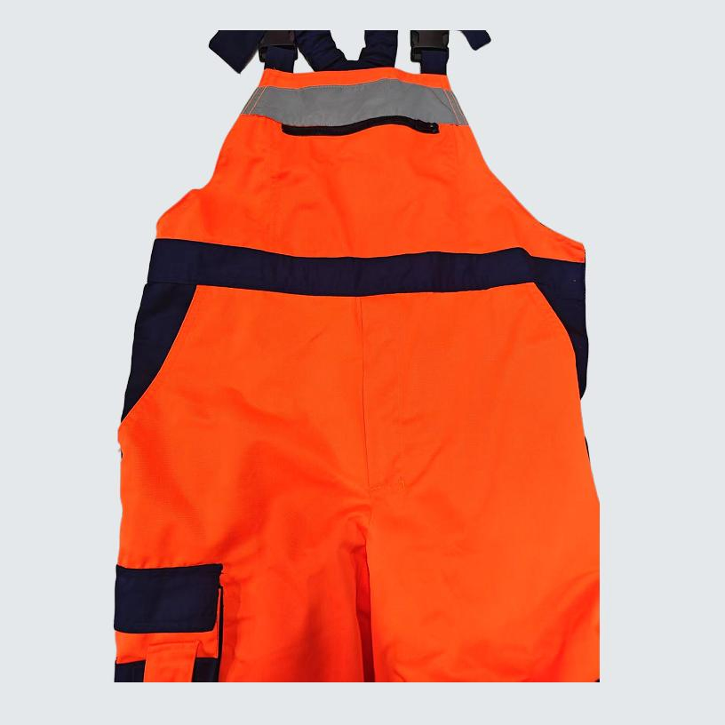 Reflective Safety Cargo Pants for Men Hi Vis Workwear Winter Warm Trousers Heavy Duty Style Safety Clothing