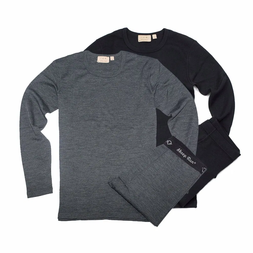 Merino Wool Thermal Underwear Top