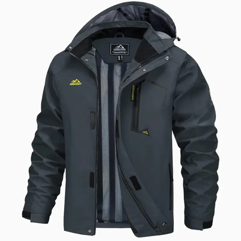High-Quality Waterproof Windproof and Breathable Outdoor Jacket Same Style Mountaineering Jacket for Men and Women Clothes