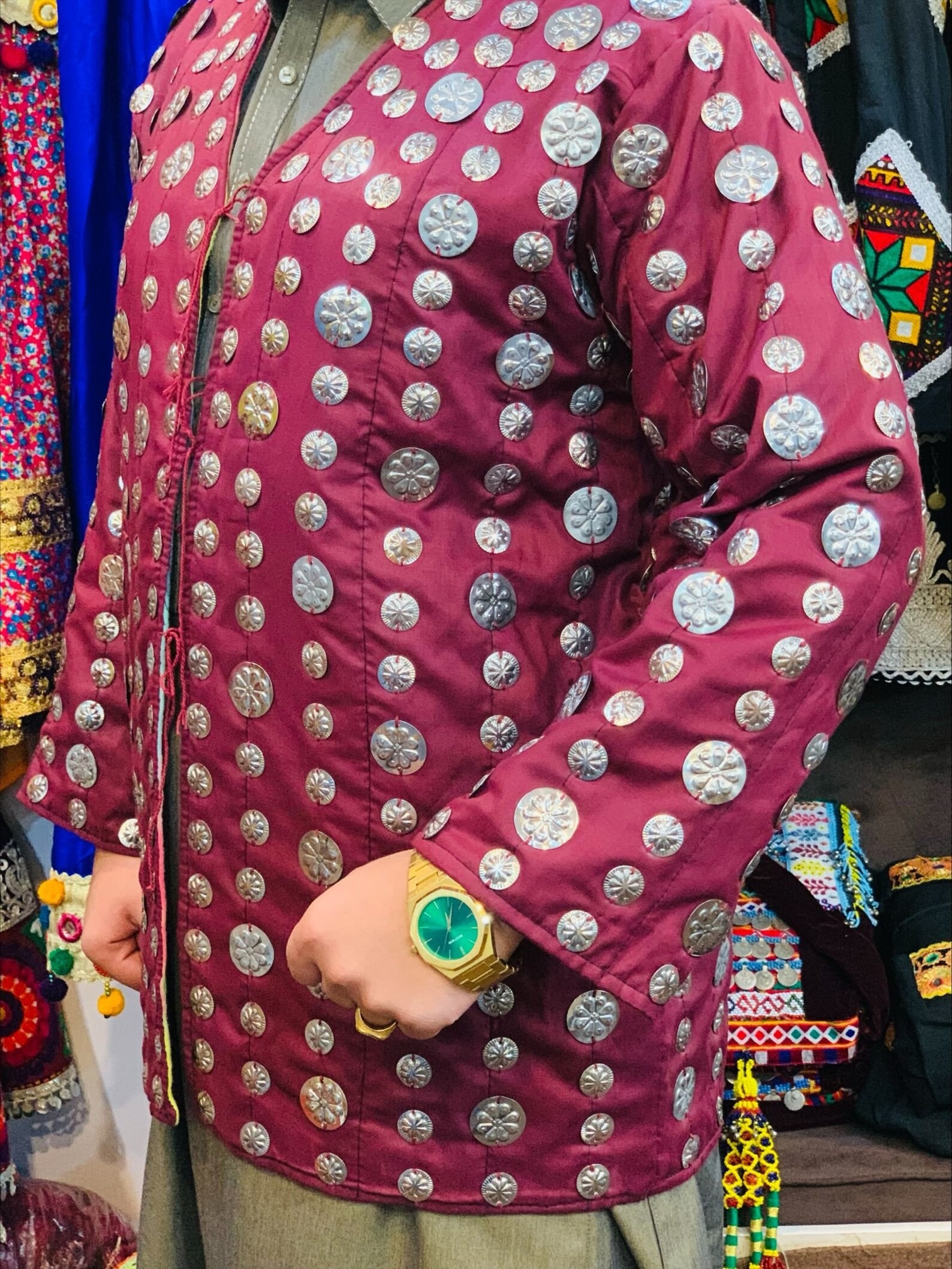 Afghan Waistcoat Details